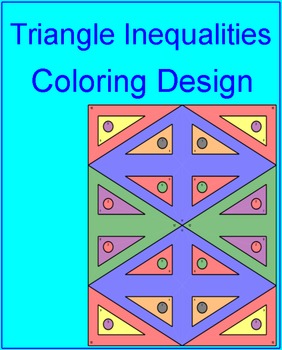 Preview of TRIANGLE INEQUALITIES:  ORDERING SIDES AND ANGLES COLORING ACTIVITY