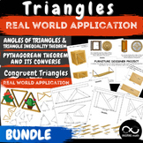 Triangles Real World Math Application Congruence Pythagore