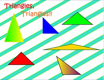 Preview of Triangles, Triangles!