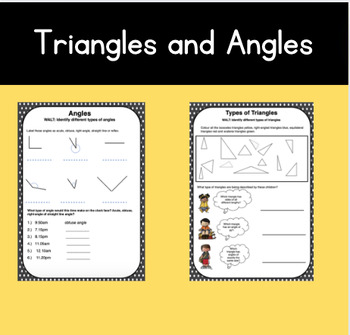 Preview of Triangles and Angles