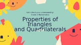 Triangles and Quadrilateral Math Quiz  (iPrimary)