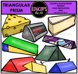 Triangular Prism Shapes Clip Art Bundle {Educlips Clipart}