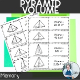 Triangular Pyramids Memory TEKS 7.9a Math Stations Now Math Game