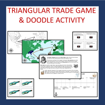 Preview of Triangular Trade Doodles & Task Card Game!