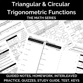 Preview of Trigonometric Functions (Introduction to Trigonometry) Unit