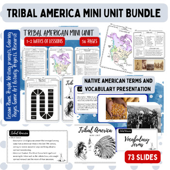 Preview of Tribal America Mini Unit Bundle