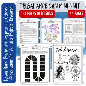 Preview of Tribal America Mini Unit for 5th Grade