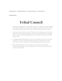 Tribal Council