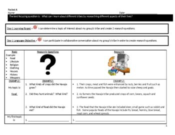 Preview of Tribe Research Project