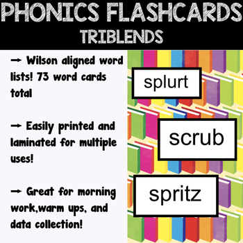 Preview of Triblends (scr,str,spr,spl) Word Cards