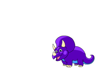Preview of Triceratops Dinosaur Character