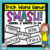 Trick/Sight Word Game (Level 1: Units 2-14)-1st Grade Sigh