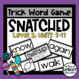 Trick/Sight Word Game (Level 2: Units 2-17)