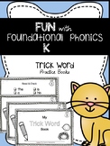 FUN Foundational Phonics:Trick Word Books {Kindergarten}. 