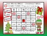 Trick Words Christmas BINGO Grade 2 Units 1-4