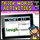 Trick Words Practice Level 2 Unit 16 | Digital Google Slides