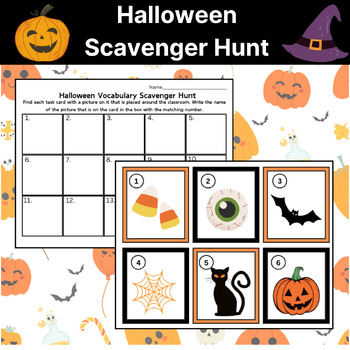 Preview of Trick or Clue? A Halloween Scavenger Hunt!