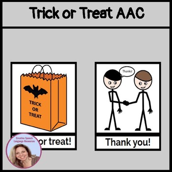 Preview of No Print Trick or Treat AAC