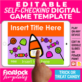 Trick or Treat Candy Google Slide PPT Game Template | Digi