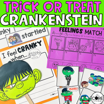 Preview of Trick or Treat Crankenstein PreK Read Aloud Activities - PreK Halloween Lesson