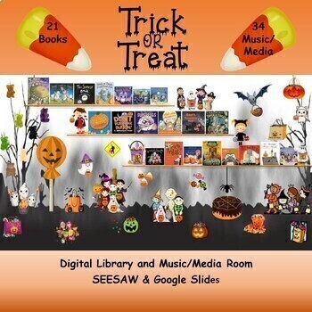 Preview of Trick or Treat Digital Library & Music/Media Room