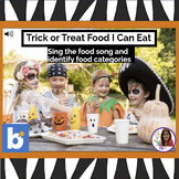 Trick or Treat Food I Can Eat Halloween BOOM Cards