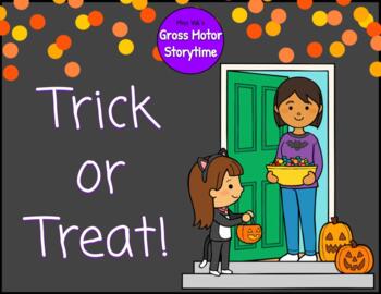 Preview of Trick or Treat! - Gross Motor Story