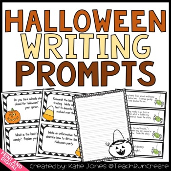 Preview of Halloween Writing Prompts