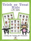 Trick or Treat Kids Lotto Game