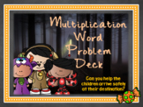 Trick or Treat Multiplication Word Problem Deck