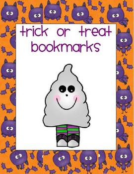 Trick or Treat Smell my Feet Hallowe'en Bookmarks