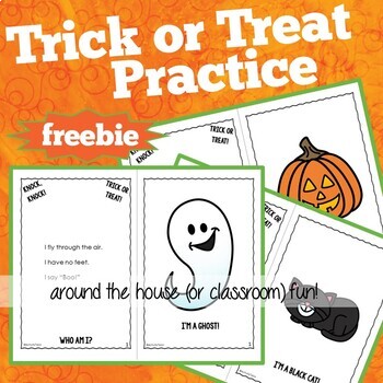 Preview of Trick or Treat around the School (or House!) FREEBIE