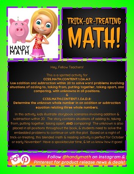 Preview of Trick-or-Treating Math!