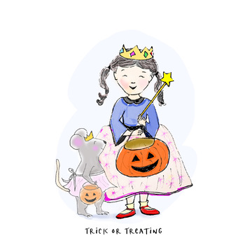 Preview of Trick or Treating  (narrated musical story for creative movement)