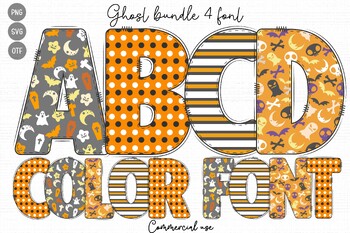 Preview of TrickOrType: Halloween Doodle Typeface