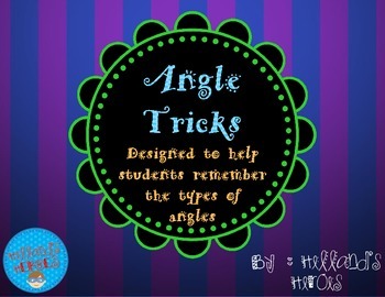 Preview of Tricks for Teaching the Types of Angles