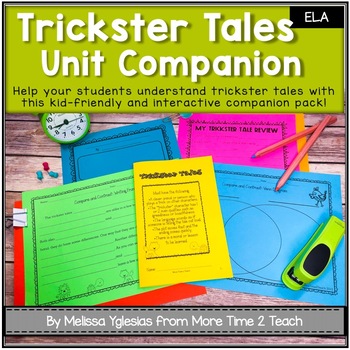 Preview of Trickster Tale: Flip-book, Compare & Contrast, and Writing Connections