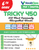 Tricky 450! 6th Grade Spelling Program | 30 Weeks | PDF | 