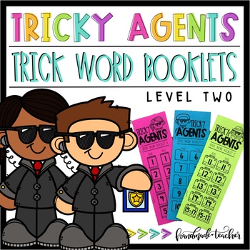 Preview of Tricky Agent Trick Word Booklets: Level 2