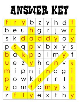 Tricky Letter Y Mini Anchor Chart and Activities by Kearson's Classroom