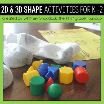 Preview of 2D Shapes and 3D Shapes Activities for K-2