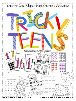 Preview of Tricky Teen Centers & Activities (Common Core Aligned)