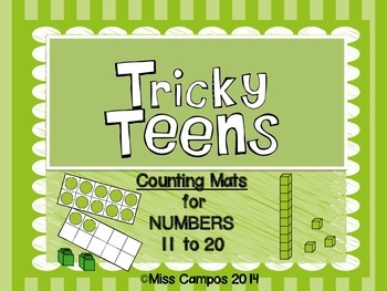 Preview of Decomposing Teen Numbers with Place Value Mats