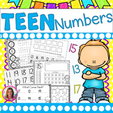 Tricky Teens - Teen Numbers Worksheets Kindergarten Math T