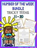 Tricky Teens number of the Week Bundle: numbers 11-20 - wo