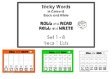 Tricky Word - Roll & Reads and Roll & Writes (aligned with