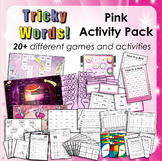 Jolly Phonics Tricky Words 1-12 - Pink Word Activity Pack. Free!