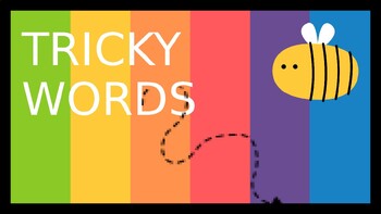 Preview of Tricky Words English Presentation