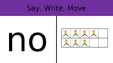 Tricky Words - Say, Write, Move Activity