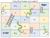 Tricky Words - Snakes and Ladders